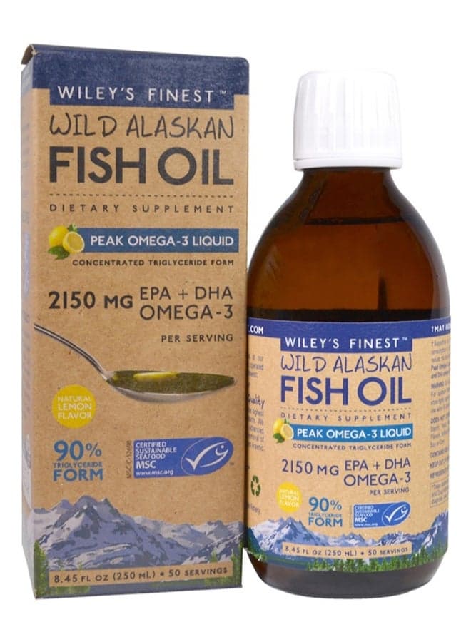 Wild Alaskan Fish Oil Peak Omega-3 Liquid