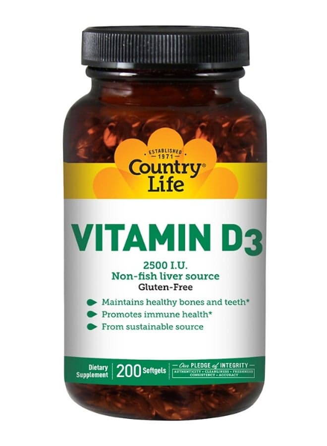 Vitamin D3 - 200 Softgels