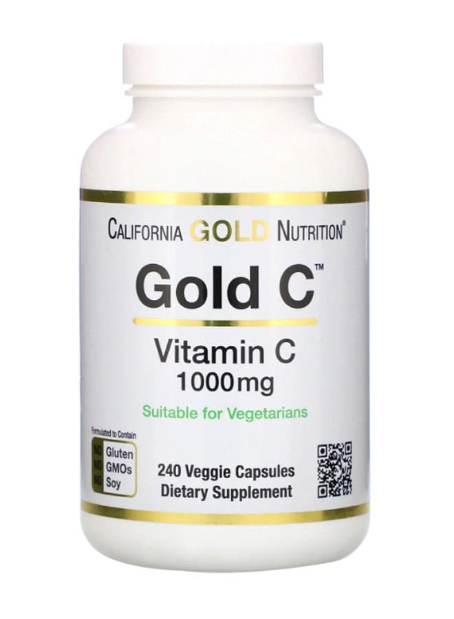 Gold C Vitamin C - 240 Capsules 1,000 Mg