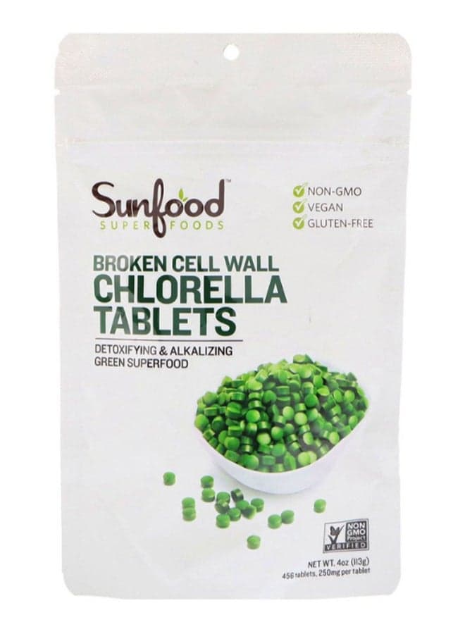 Broken Cell Wall Chlorella - 456 Tablets