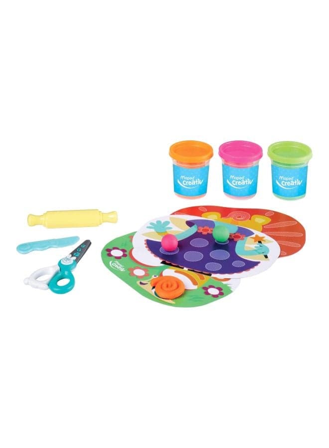 9-Piece Creativ My First Modeling Dough Set Blue/Green/Yellow
