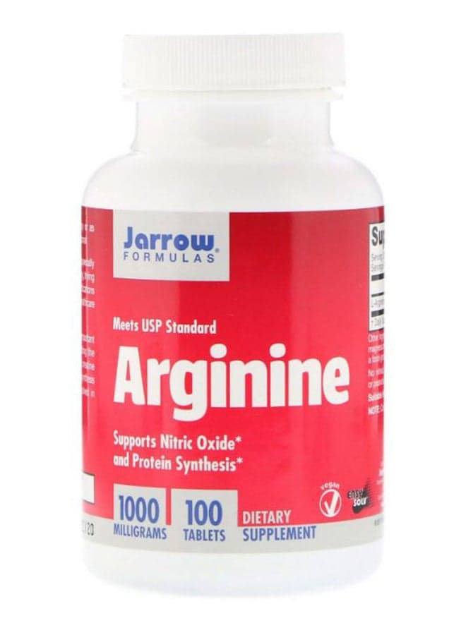 Arginine Dietary Supplement - 100 Tablets