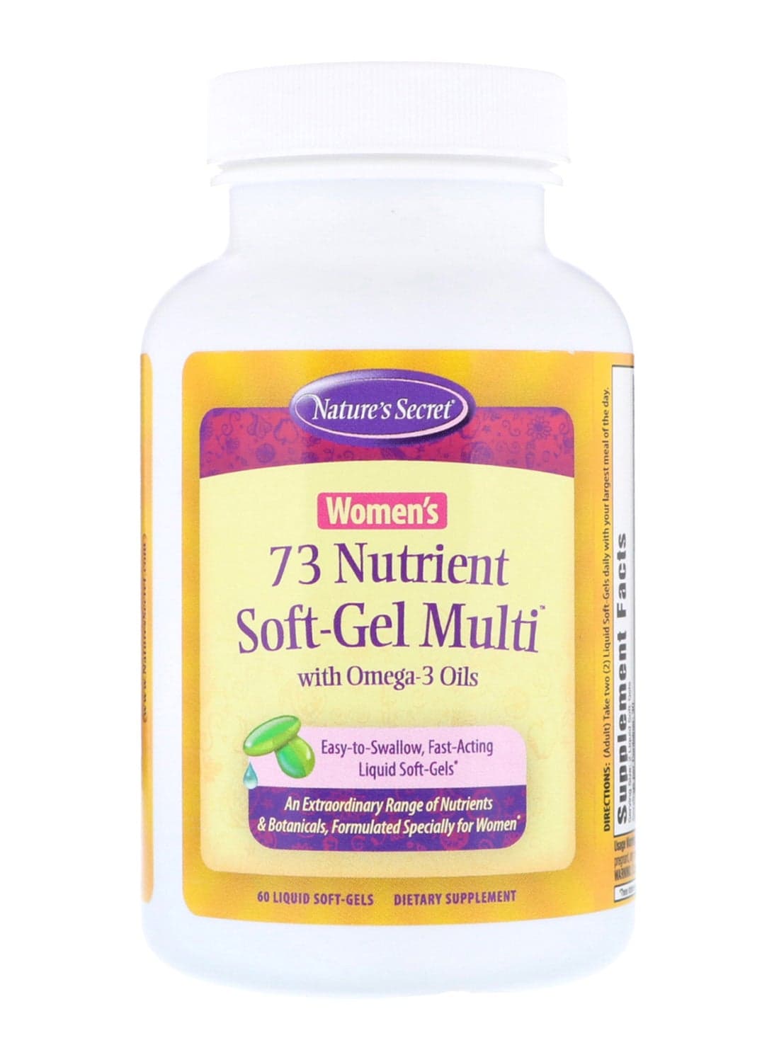 73 Nutrient Soft-Gel Multi With Omega-3 Oil