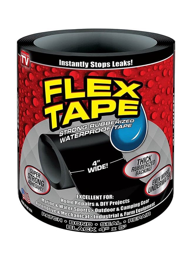 Fiberfix Waterproof Pipe Tape Black