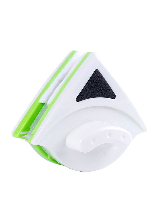 Triangular Double-Sided Magnetic Window Cleaner White/Green