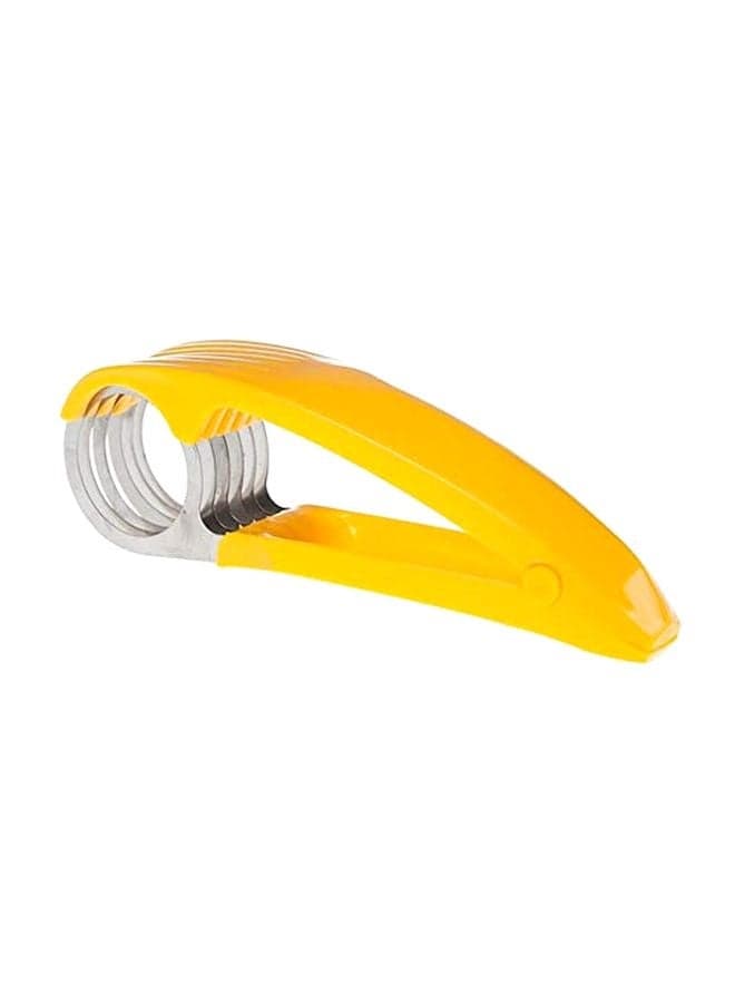 Stainless Steel Vegetable Cutter Yellow/Silver 17.8cm