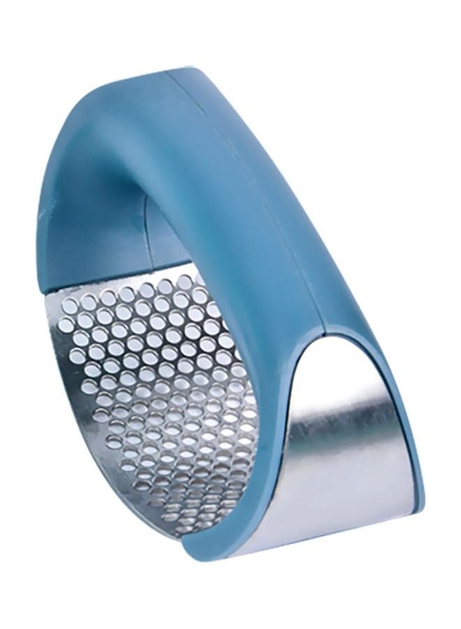 Stainless Steel Garlic Press Crusher Dark Blue/Silver 11x5cm