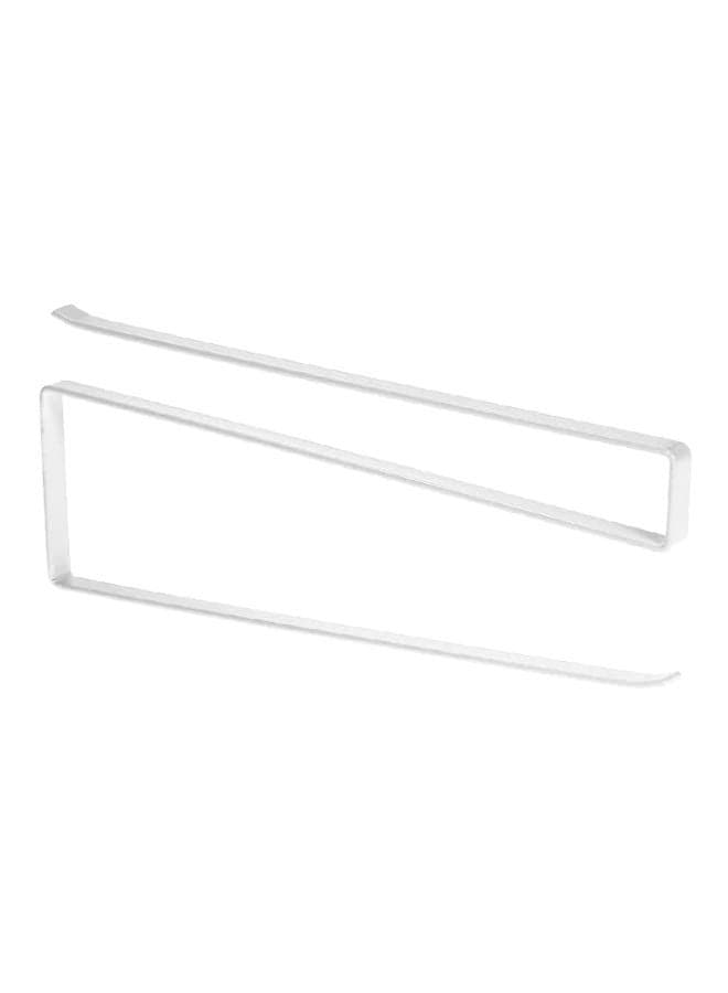 Under Cabinet Roll Tissue Rack White 27x11.5centimeter
