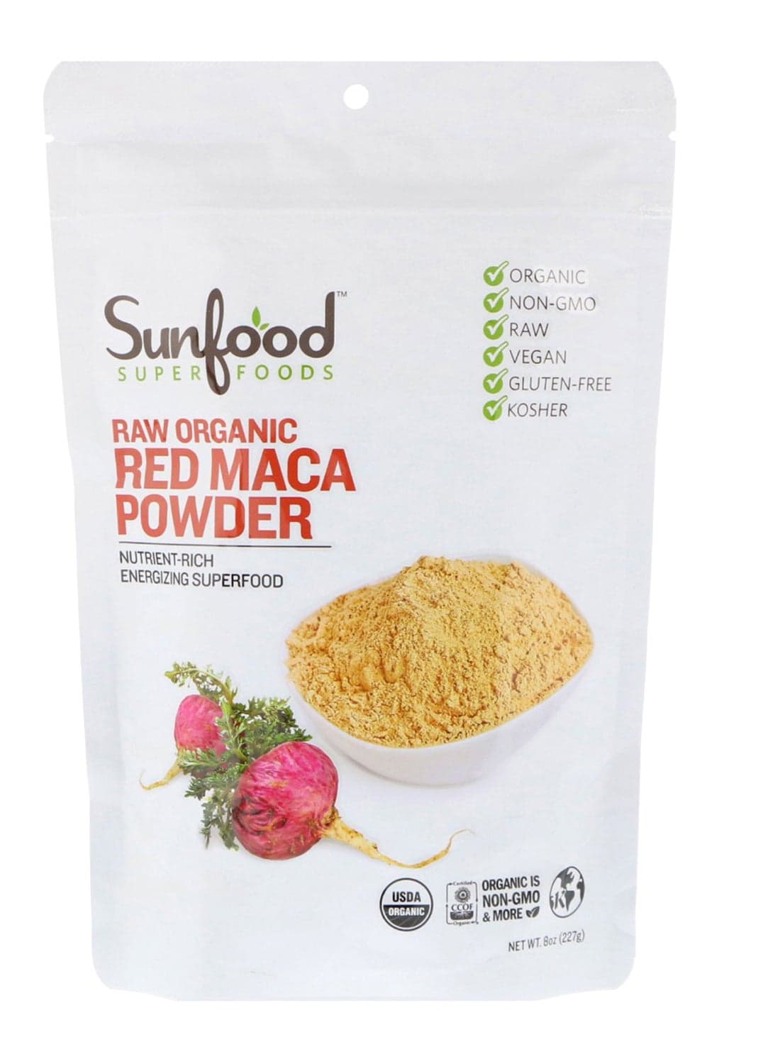 Raw Organic Red Maca Powder