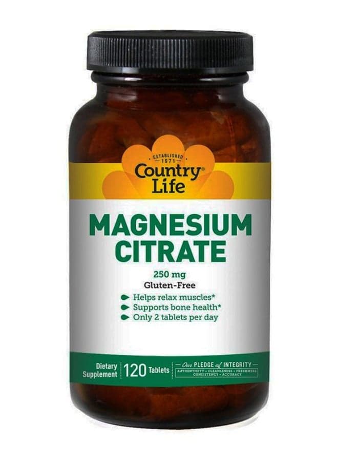 Magnesium Citrate Dietqary Supplement - 120 Tablets
