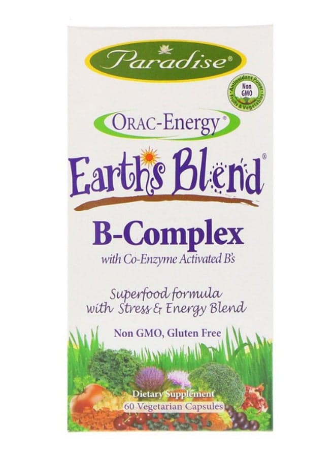 Earths Blend B-Complex Supplement - 60 Capsules