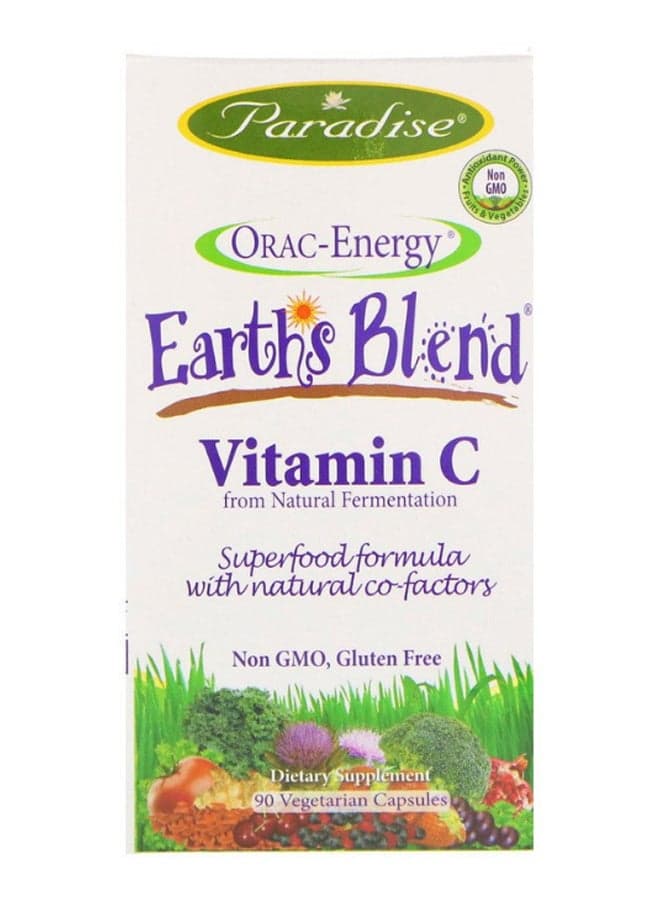 Earths Blend Vitamin-C Supplement - 90 Capsules