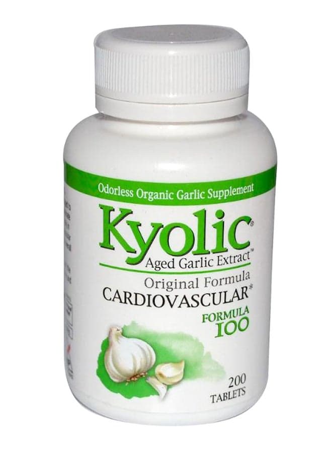 Aged Garlic Extract Cardiovascular Formula 100 - 200 Tablets