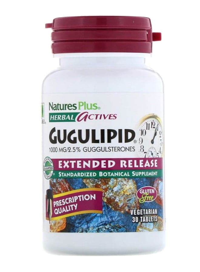 Herbal Actives Gugulipid Extended Release - 30 Vegetarian Tablets