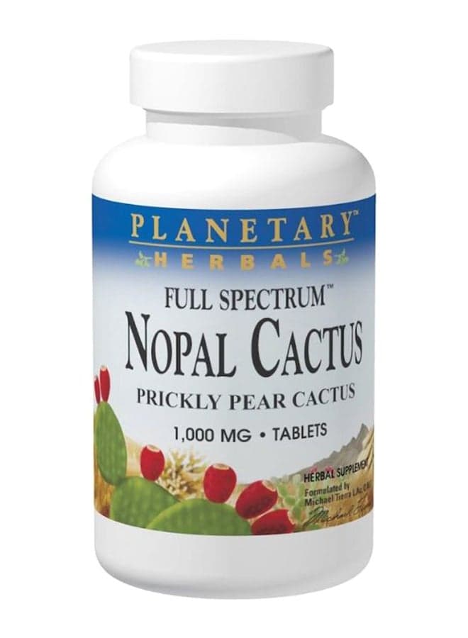 Full Spectrum Prickly Pear Nopal Cactus - 120 Tablets
