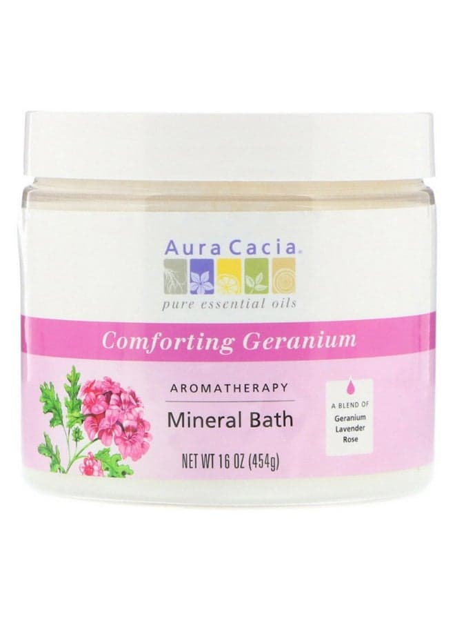 Aromatherapy Comforting Geranium Mineral Bath