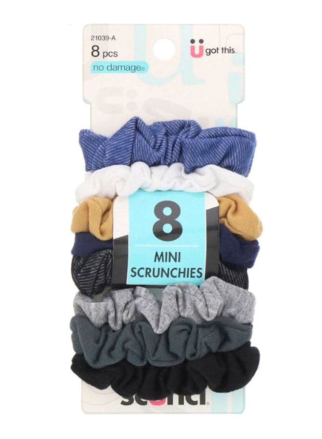 8-Piece No Damage Hair Elastic Set Multicolour