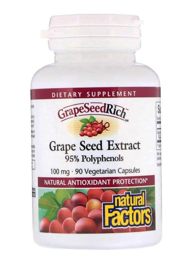Grape Seed Extract - 90 Vegetarian Capsules