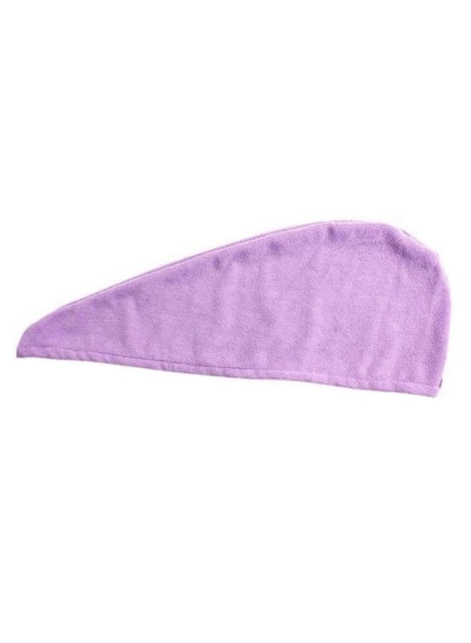 Quick Hair Drying Bath Towel Purple 60 x 25cm