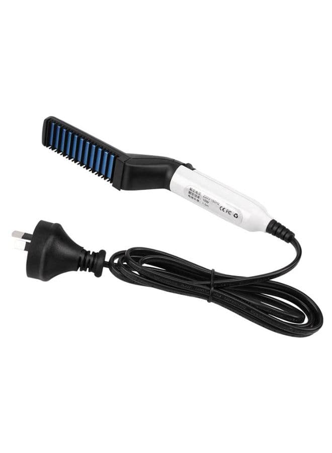 Professional Multifunctional Beard Straightener Black/White/Blue