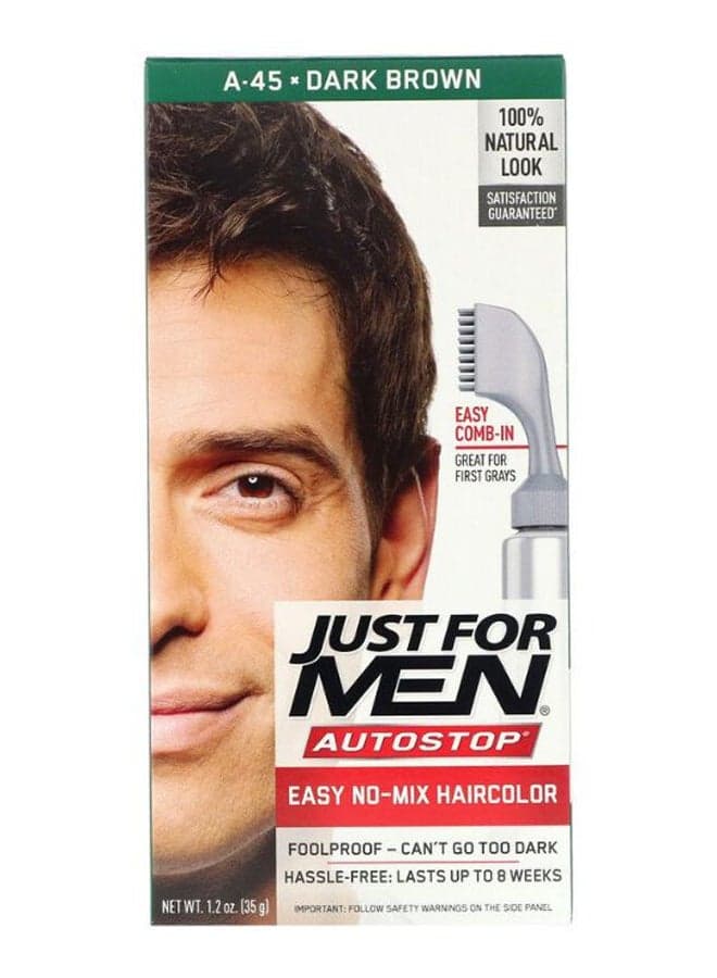 Autostop Hair Colour A-45 Dark Brown 35grams