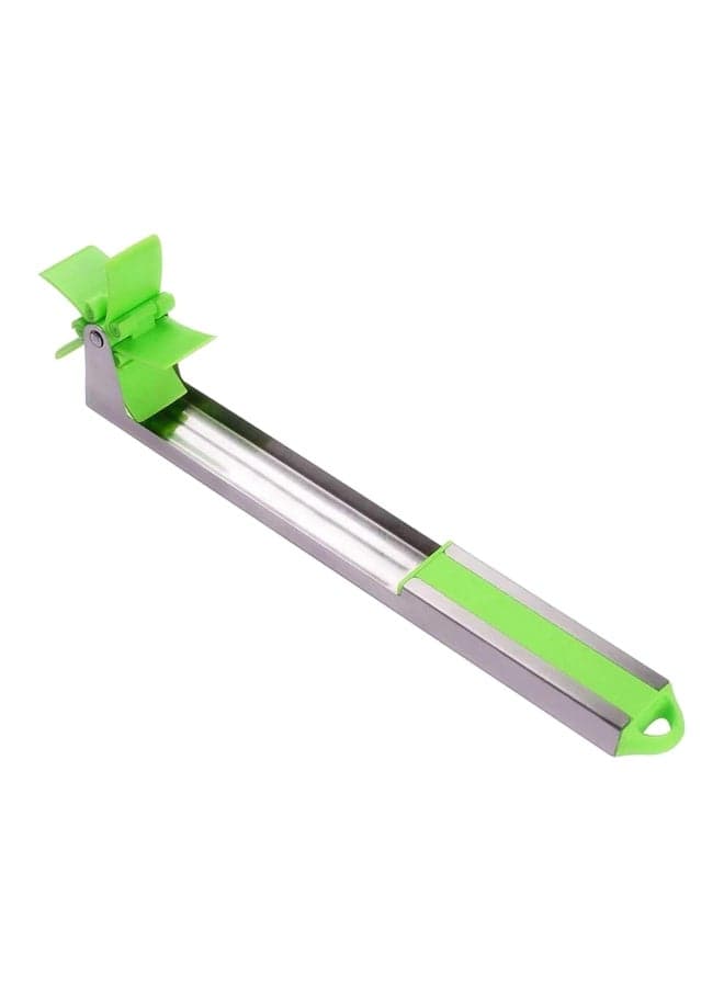2-Piece Watermelon Slicer Green/Silver