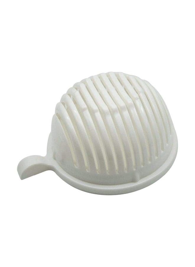 Bowl Designed Salad Cutter White 7.2x14.3x8.2inch