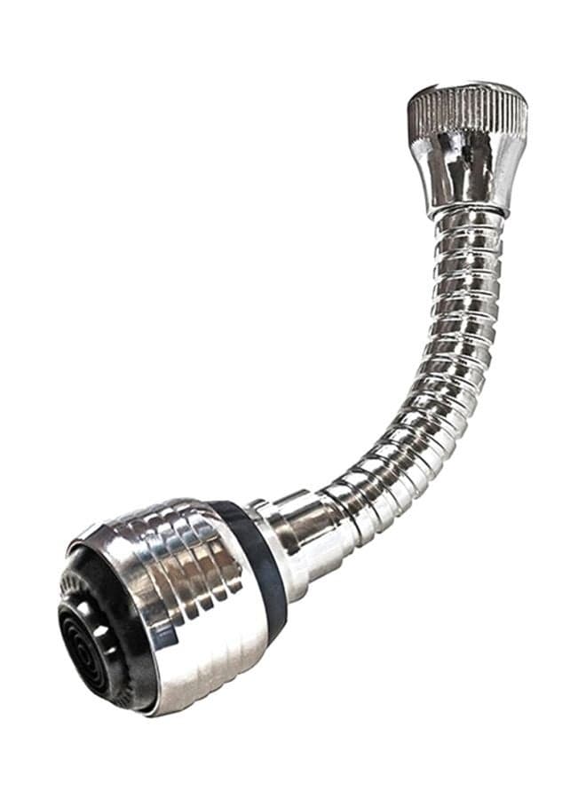 Swivels Faucet Sprayer Silver/Black 1.8x9.8x5.6inch