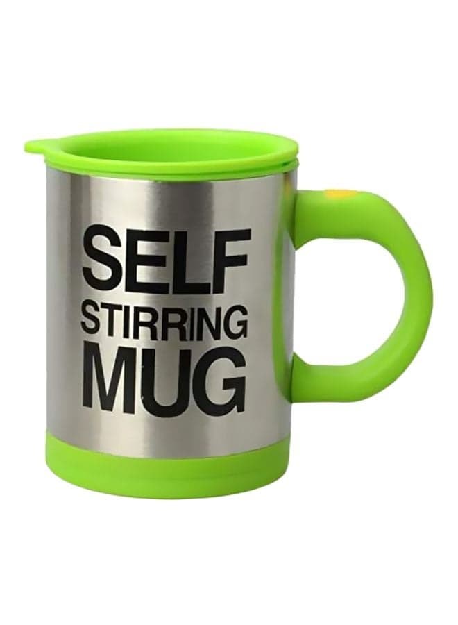 Stainless Steel Automatic Electric Self Stirring Coffee Mug Silver/Green/Black