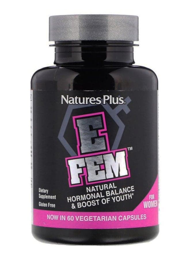 E Fem Natural Hormonal Balance Dietary Supplement - 60 Capsules