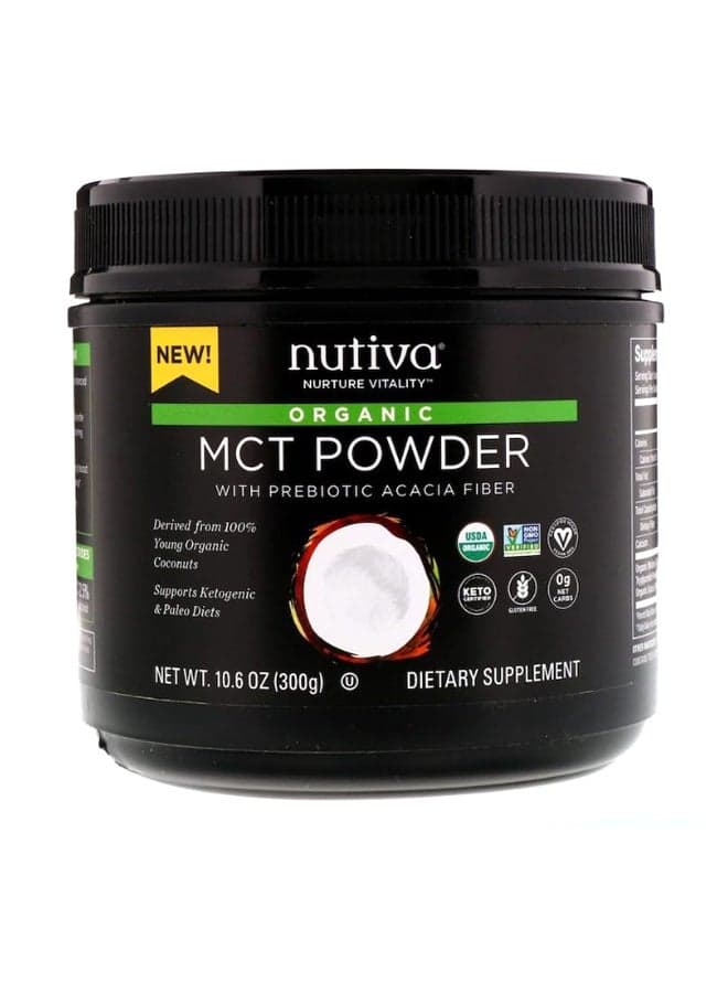 Prebiotic Acacia Fiber Organic MCT Powder