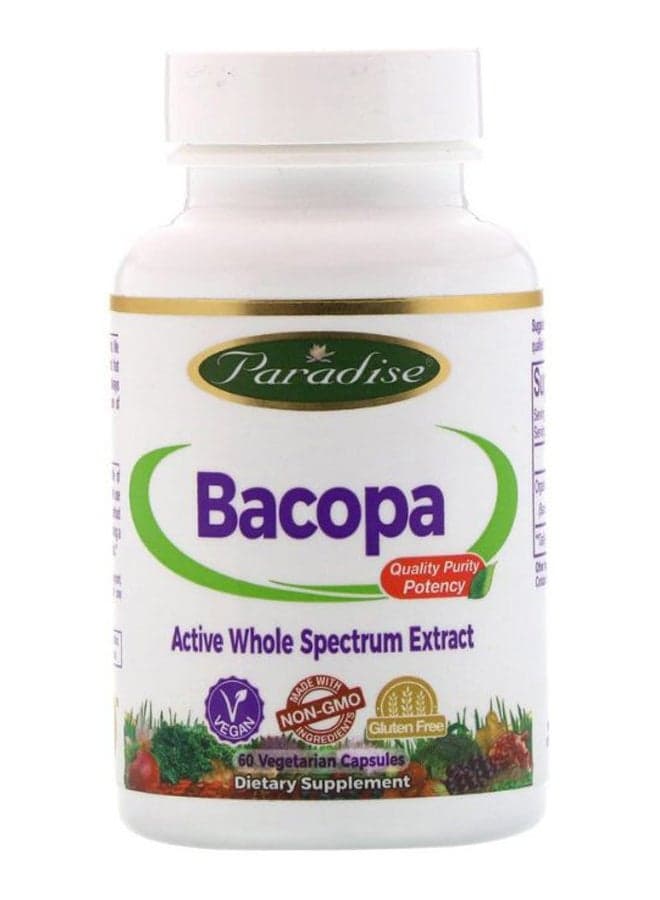 Bacopa Active Whole Spectrum Extract - 60 Capsules