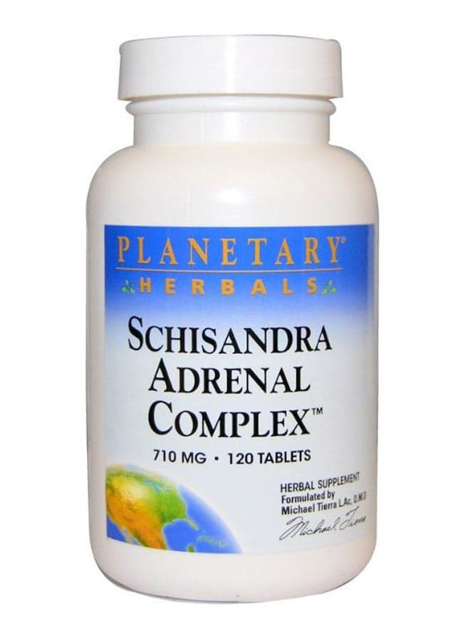 Schisandra Adrenal Complex Herbal Supplement - 120 Tablets