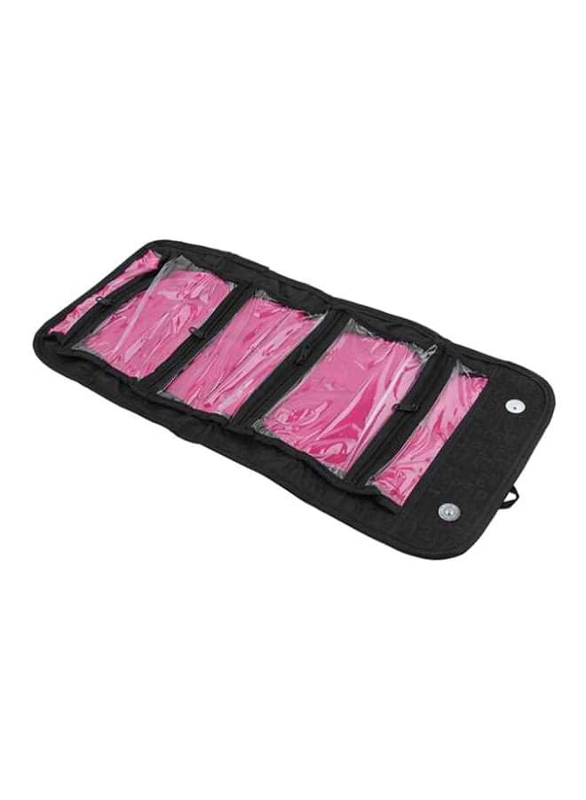 Hanging Transparent Cosmetic Case Black
