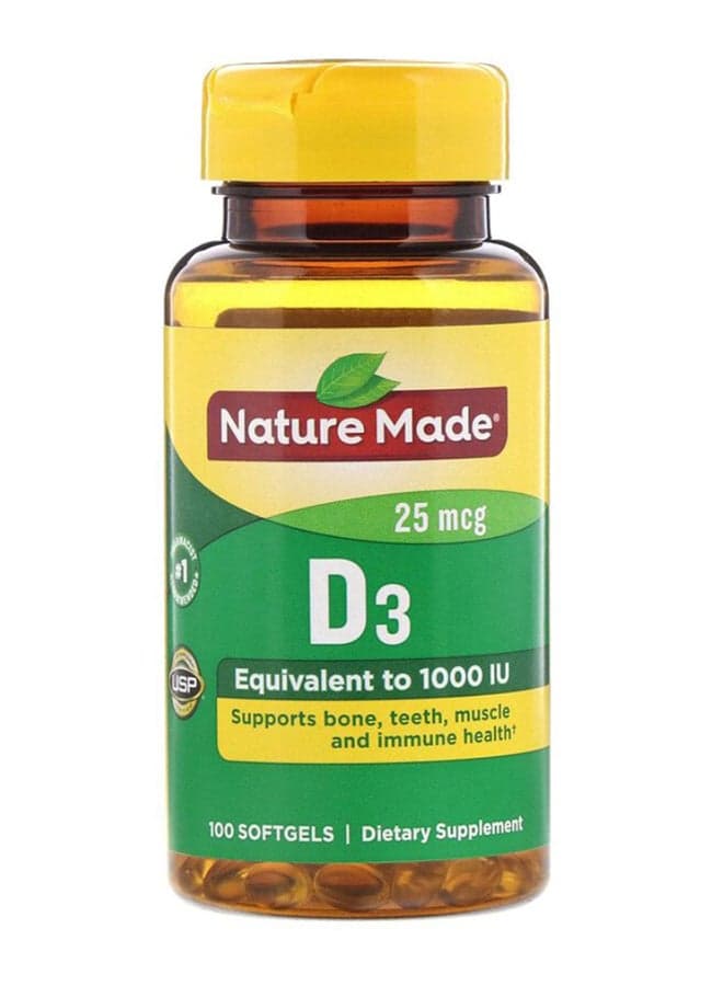 Vitamin D3 - 100 Softgels