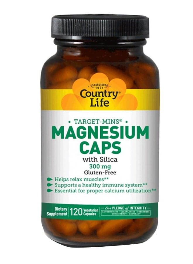 Target-Mins Magnesium Caps With Silica - 120 Capsules
