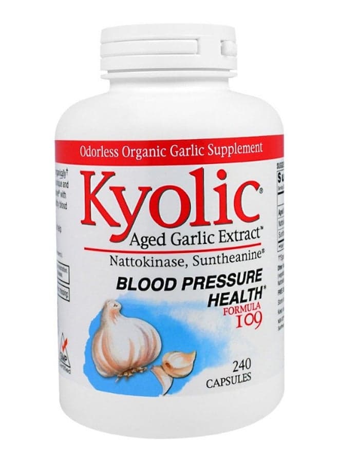 Aged Garlic Extract Blood Pressure Health Formula - 240 Capsules