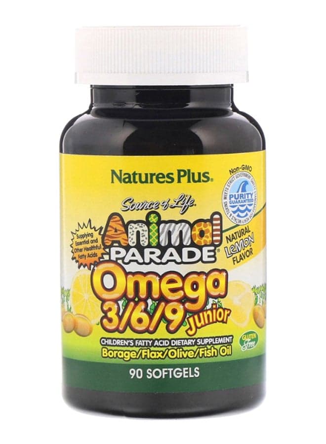 Animal Parade Omega 3/6/9 Junior - 90 Softgels