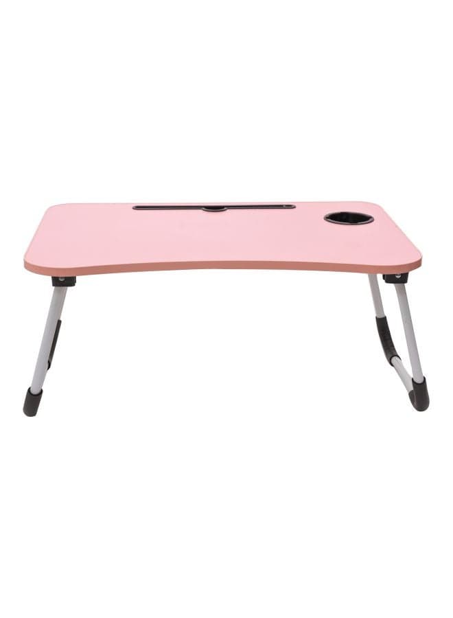 Recreational Foldable Table Pink/Silver/Black 17x12x9centimeter