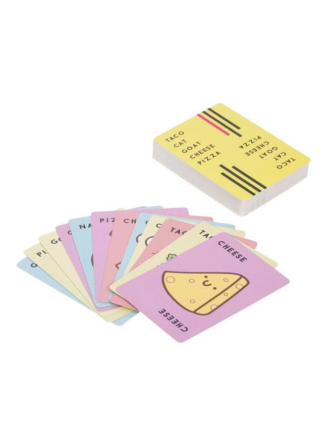 Taco Cat Goat Cheese Pizza Card Game DT1126 9x2.3x6.5cm