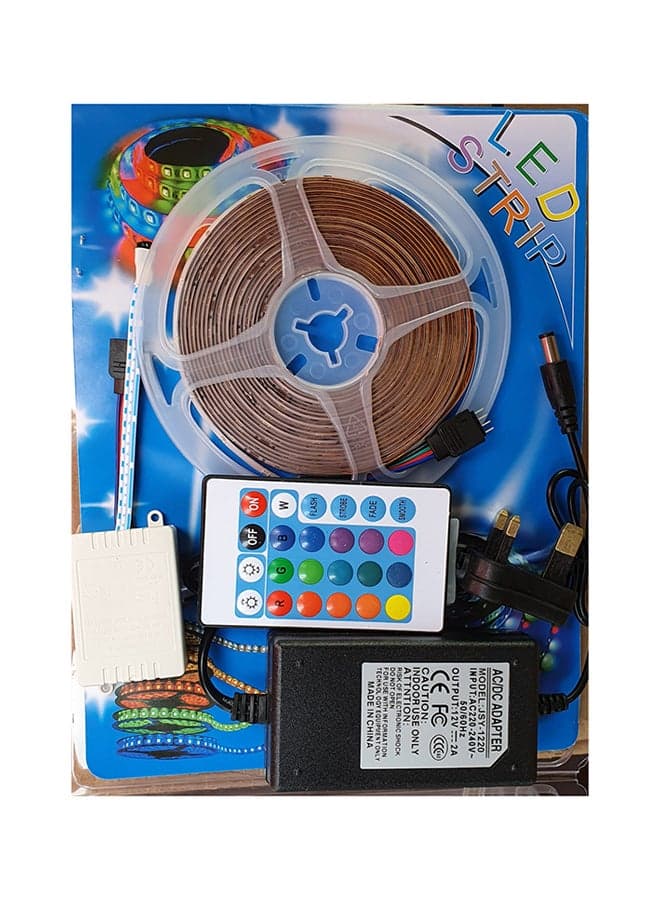 LED Strip Light With Remote Controller Multicolour