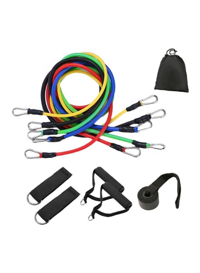 11-Piece Resistance Tube Bands Set
