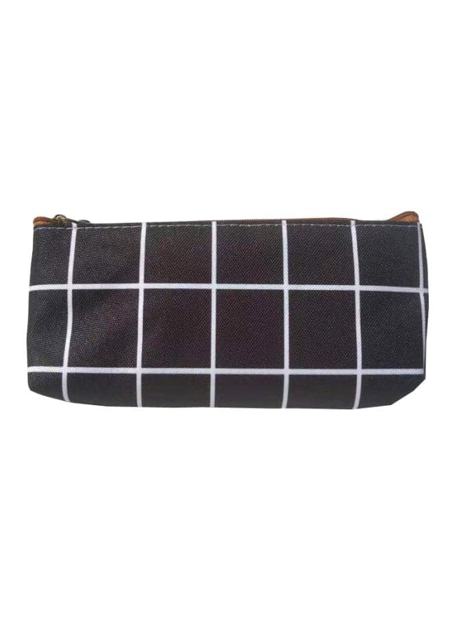 Canvas Pencil Case Black/White