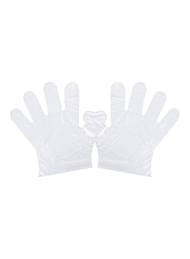 Pack Of 200 Disposable Hand Gloves Clear 25.4x2.5x13.4cm