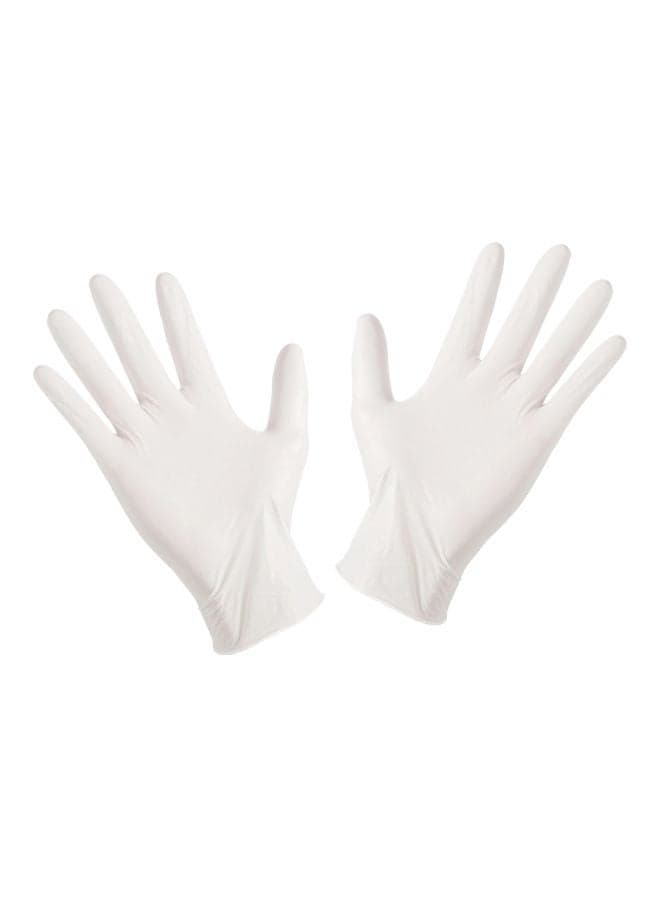 100-Piece Disposable Gloves Clear