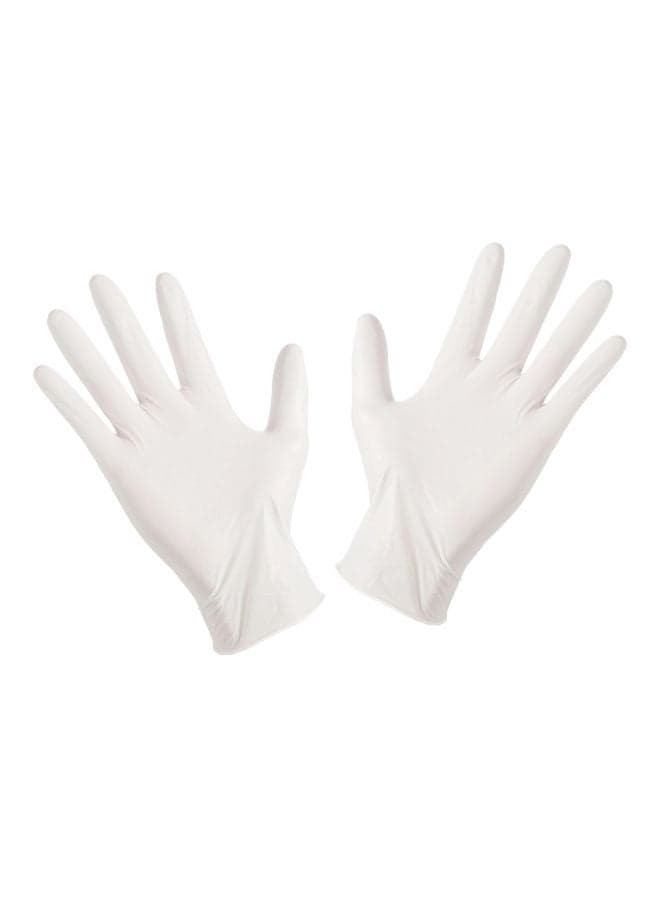 Disposable Latex Gloves White 22x6.80x12cm