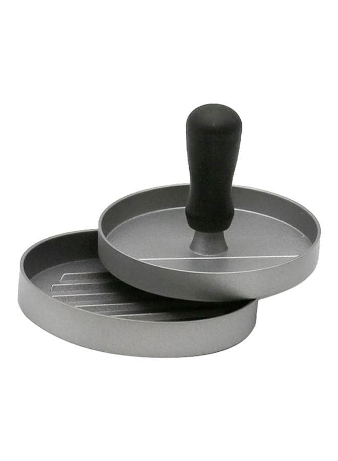 Aluminium Burger Press Silver/Black 34.8cm