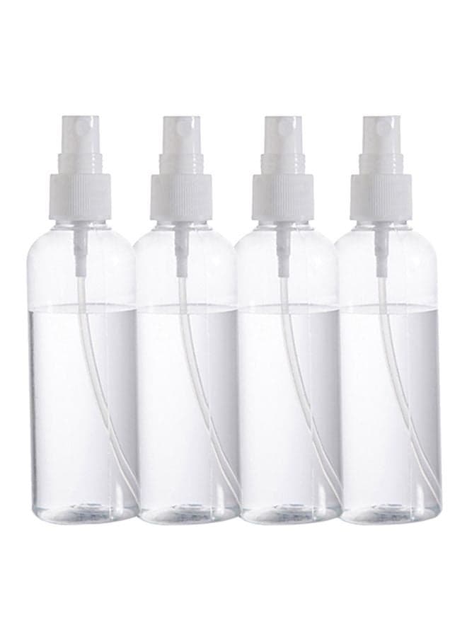 Pack Of 4 Empty Spray Bottles clear/white 22x13x14cm