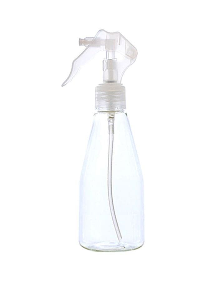 Plastic Spray Bottle Clear/White 18.6x5.5x5.5cm