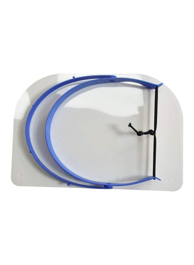 10-Piece Face Shield Set White/Blue 31.5x3.5x22cm